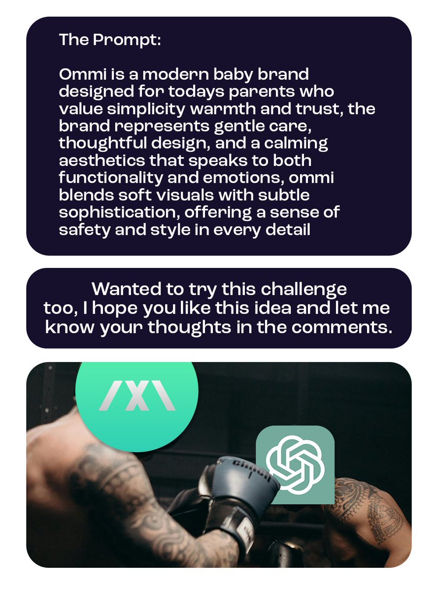 maxgraphdesign's tweet image. Graphic designer vs AI❗
Let&apos;s start the series! Who do you think won? comment down below!

For commissions: Link in bio🔼

#GraphicDesigner #BrandIdentity #branding #LogoDesign #photoshop #Illustrator #designervsai #chatgpt5 #ForHire #aftereffects #canva #inspo #DesignInspiratio