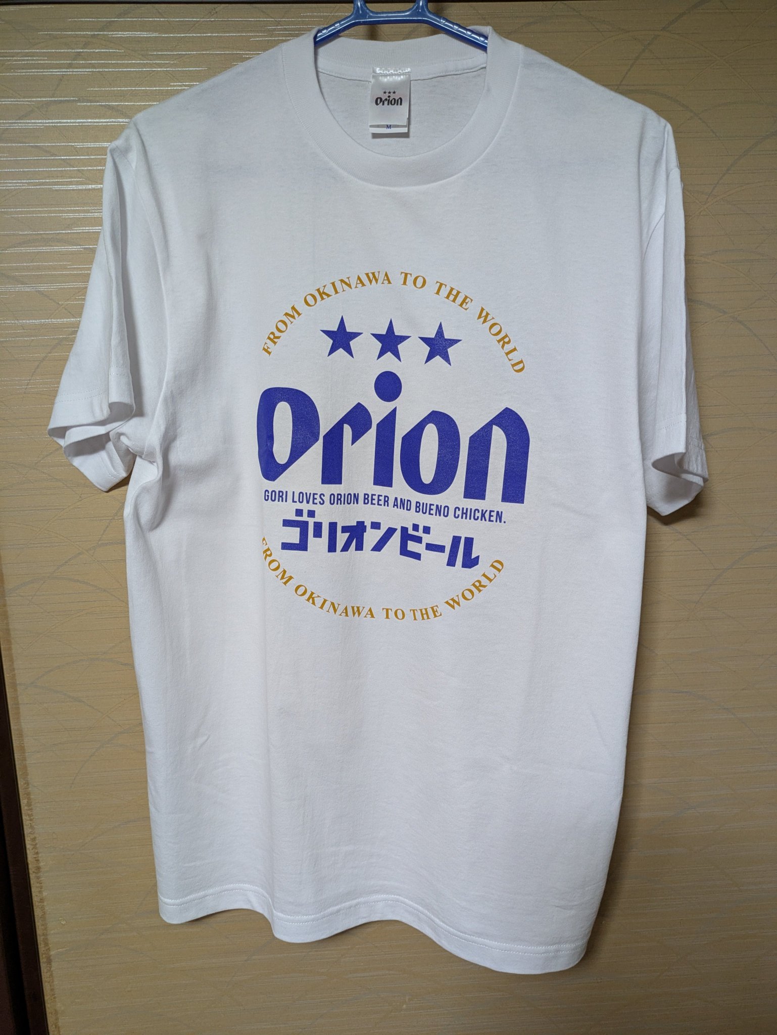 ブエノチキン×ゴリ★オキナワ×オリオンビール　コラボTシャツ　Ｌ ブエノチキン×ゴリ☆オキナワ×オリオンビール コラボTシャツ第2