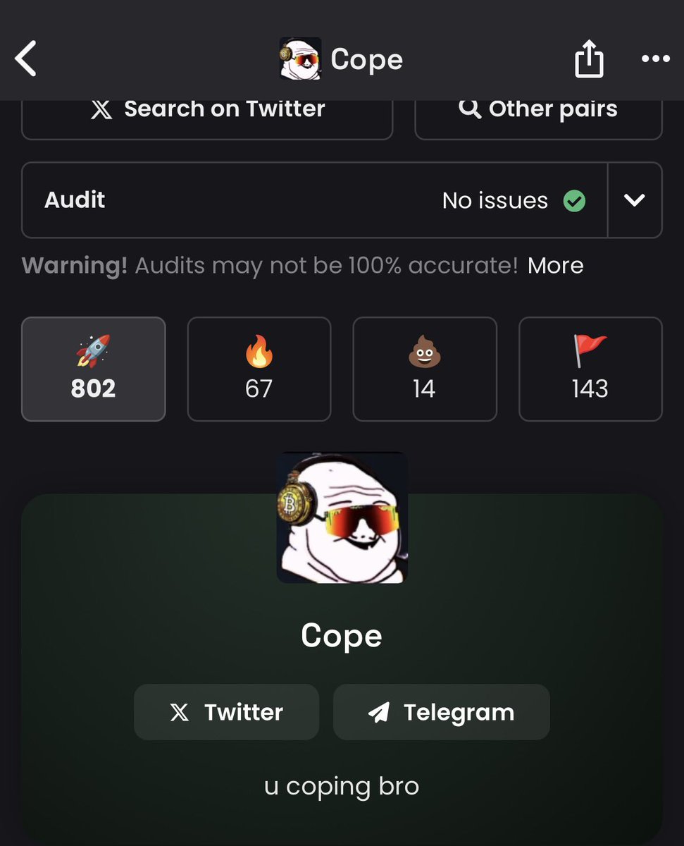 COPE tweet media