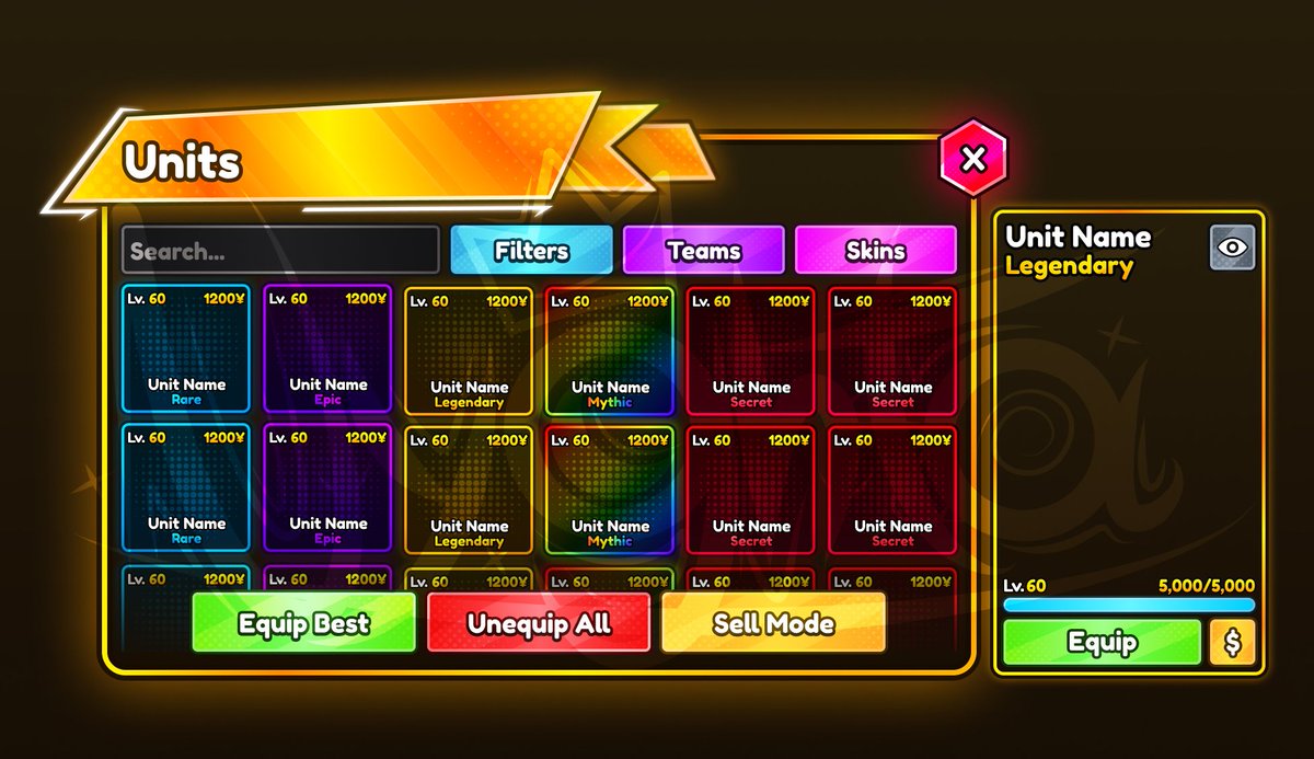 Anime Styled UI i did for Fun!  

✨Need a professional UI designer for your project? My Commissions are open!, Flexible To any Style!  

Discord : nygtha  

[#roblox #ROBLOX #RobloxDevs #ROBLOXDev #RTC #RobloxUI]