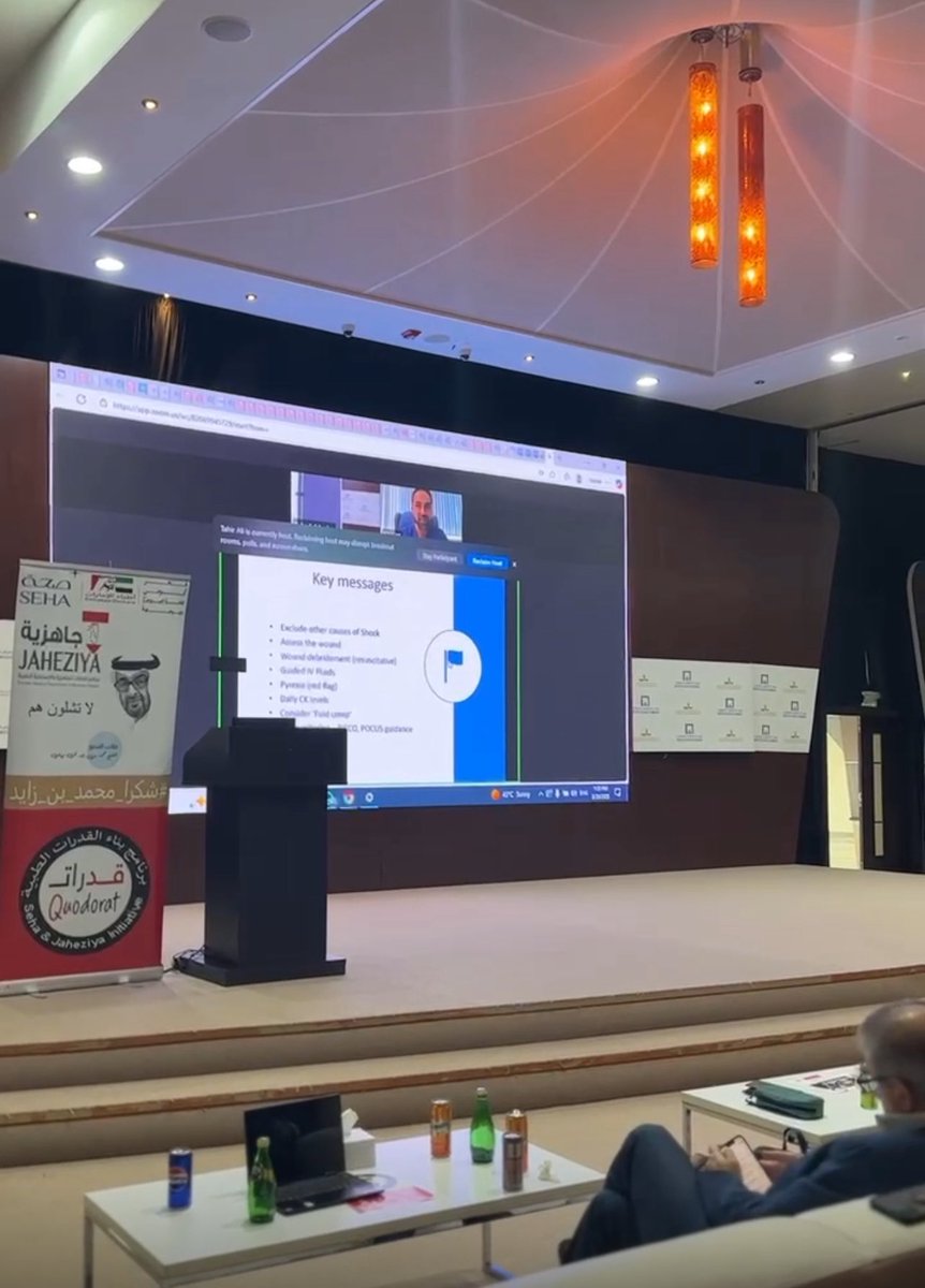 Honored to present at the Jahiziyyah Conference 🇦🇪. Grateful for the chance to share insights and learn from experts in burns management &amp; critical care. 

#JahiziyyahConference #MedicalEducation #Simulation #BurnsManagement #ICU #CriticalCare #TraumaCare #HealthcareInnovation