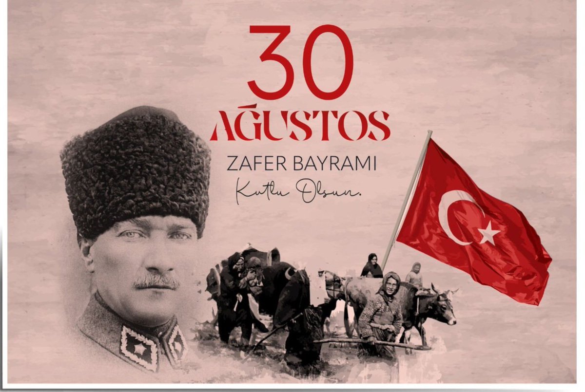 26 Ağustos 1922 başlayıp 9 Eylül'de Yunan ordusunun denize dökülmesi ile neticelenen ve vatanımızın kurtuluşunu müjdeleyen Büyük Taarruz ve Başkomutanlık Meydan Muharebesi'nin 103. yılında başta Atatürk olmak üzere emek veren bütün kahramanlarımızı saygıyla ve rahmetle anıyorum.
