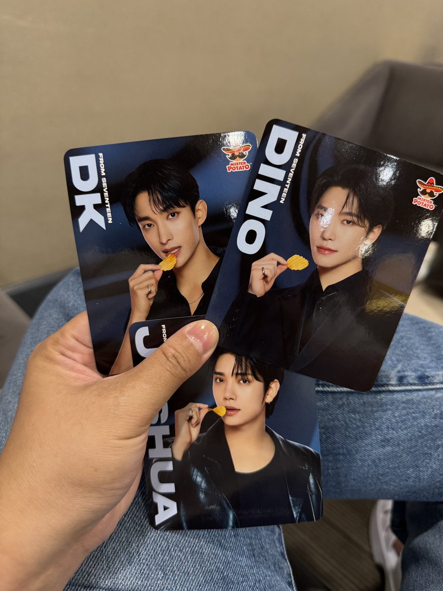 outro7tear's tweet photo. Mister Potato Photocards!!! They look sooooo good!

Finally available in the Philippines 🩷🩵 https://t.co/1g4pV7AV1E
