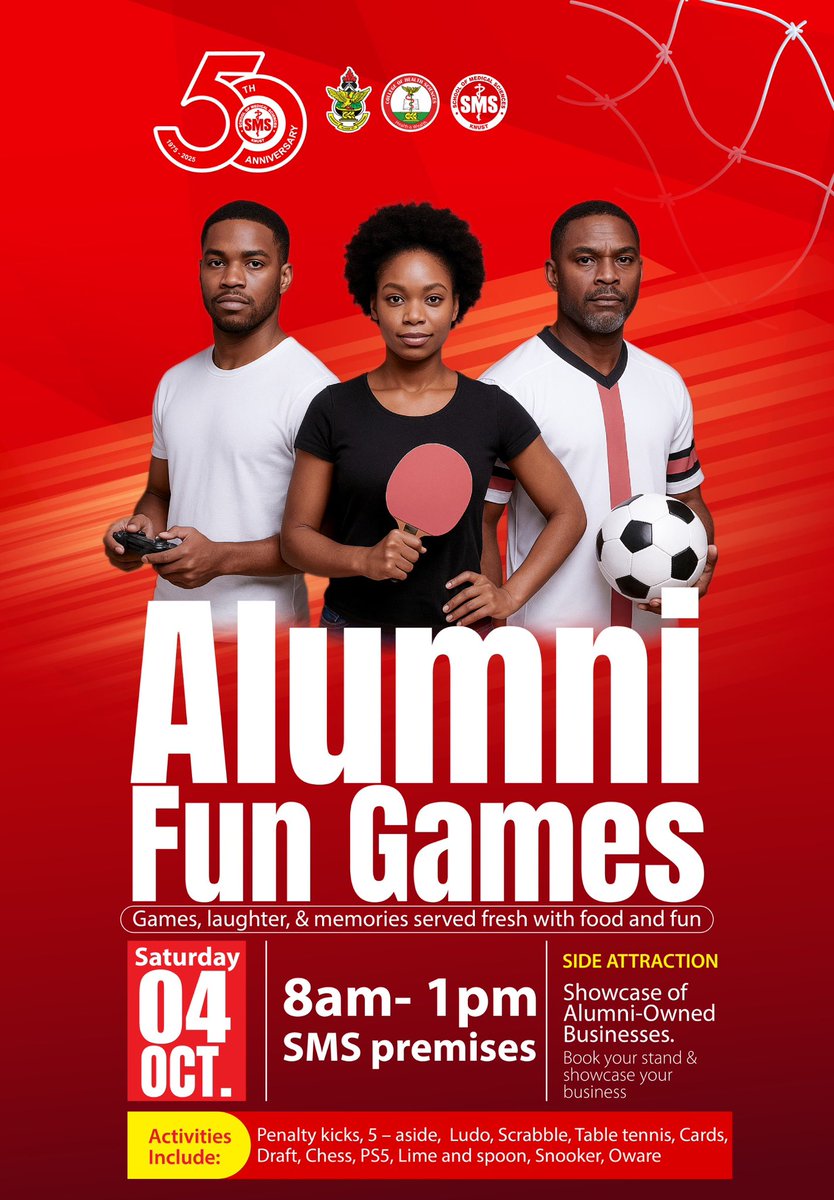 elliotktannor's tweet photo. Ever won a trophy at MSA games?😁
Never won a trophy at MSA games?🥲
Here's a chance to redeem your class‼️
Or prove your dominance?🫣
Lace up👟 and sign up to a game⚽🥅🏓 to win🏆🥇🥈🥉

It’s all about SMS@50 https://t.co/ILhZWth4ni