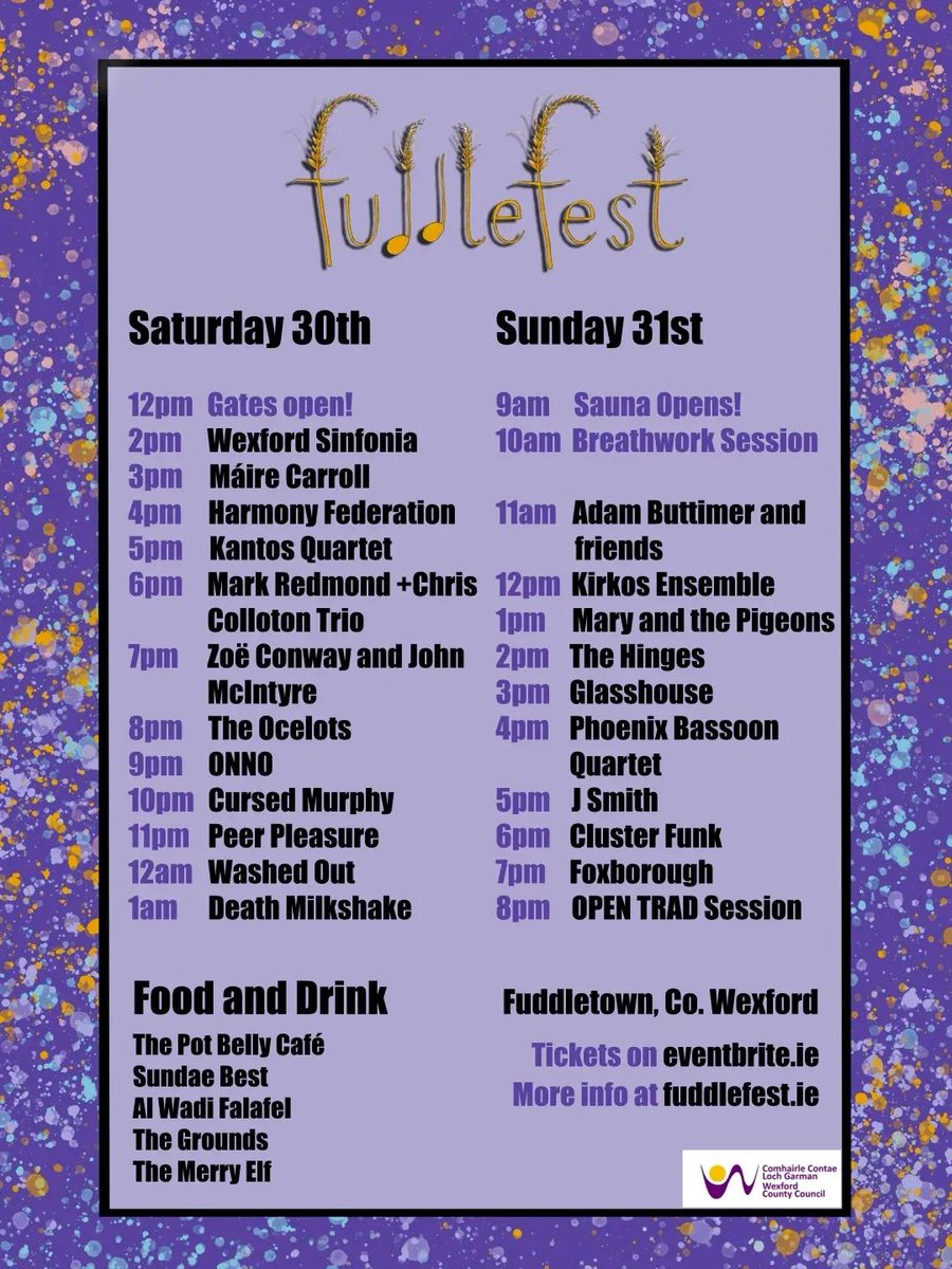 RedmondMr's tweet photo. Coming up today in South #Wexford, with @ChrisColloton88
@visitwexford @Wexford_People #fuddlefest https://t.co/F3ptyXfVrO