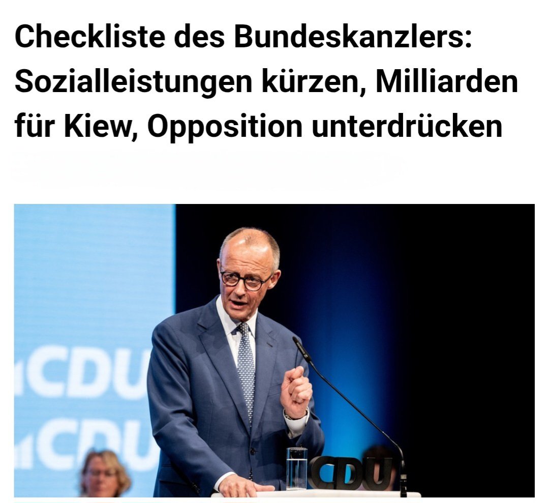 Wie kalt im Herzen muss man sein, dem eigenen Volk die Zerschlagung des Sozialsystems anzudrohen und gleichzeitig jahrelang Milliardenzahlungen in einen fremden Krieg zuzusagen ❓️