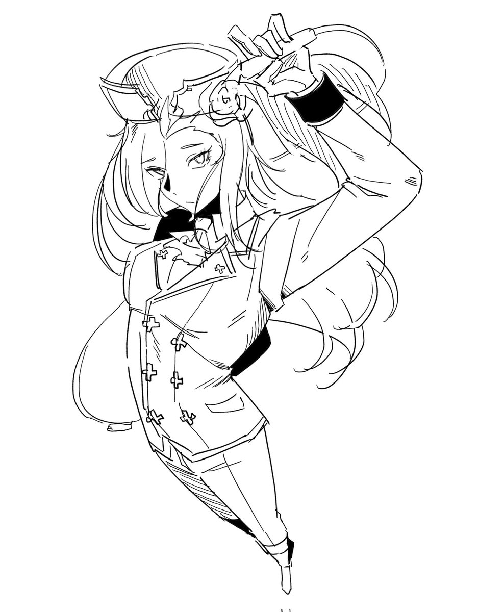 NotMajiTenshi's tweet image. 그리고 어제 나츠미 슈바르츠 님 낙서햇어요 
이분 보려면 열심히 리제로 봐야댐