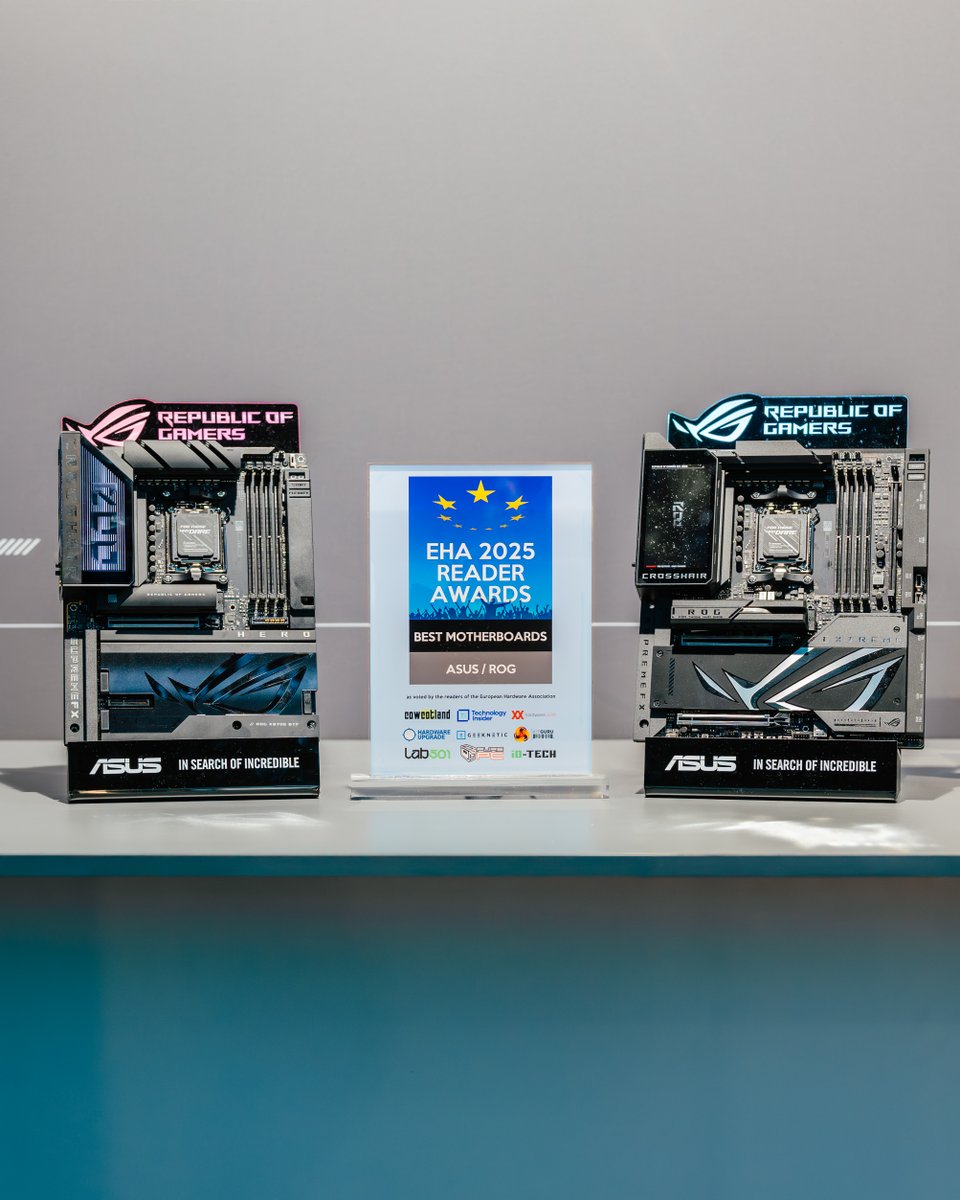 🏆 We did it, together!​

ROG brought home multiple EHA Awards at #ROGGamescom2025 — all thanks to YOU, our amazing community. 💪​

👀 Spot the awards we snagged and celebrate with us, only the best of the best for the ROG fam. ❤️