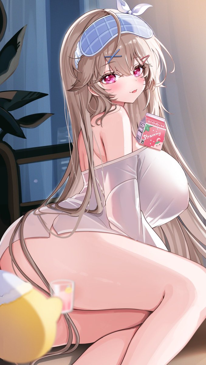 #アズレン　#AzurLane

いちごミルク…のむ…？