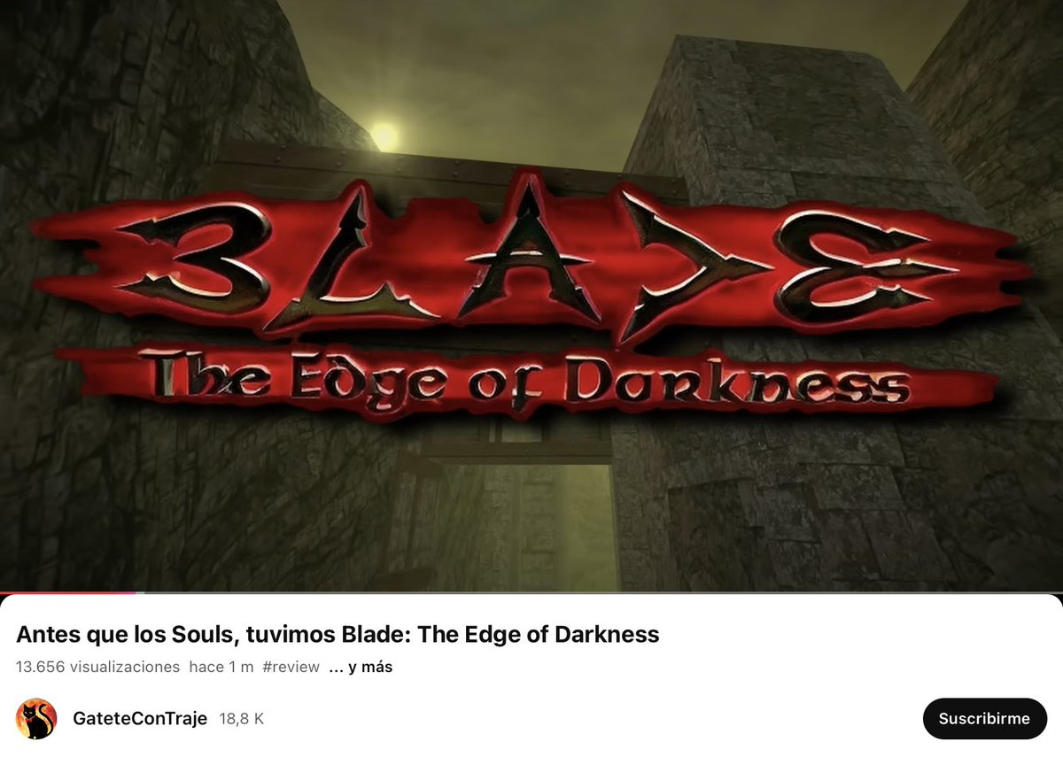 La pedazo ilusión que hace ver vídeos como este…

youtu.be/nnJi4QBgQUU?si…

Muchas gracias <a href="/GateteConTraje/">El Gatete</a> por el mismo!