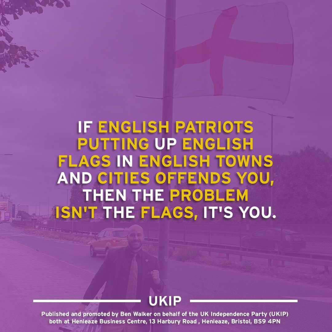 If you're offended by our flag, the problem is you. 🏴󠁧󠁢󠁥󠁮󠁧󠁿