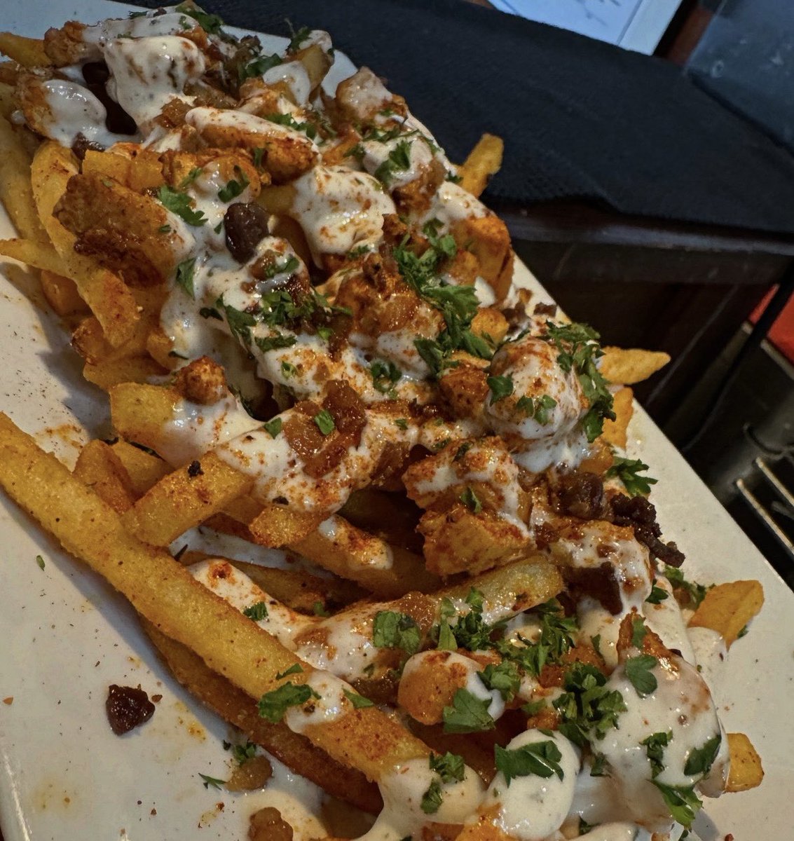 RMCoffeeBarCafe's tweet photo. Chicken bacon ranch loaded fries! #DontEatSavor https://t.co/PWysD28CdV