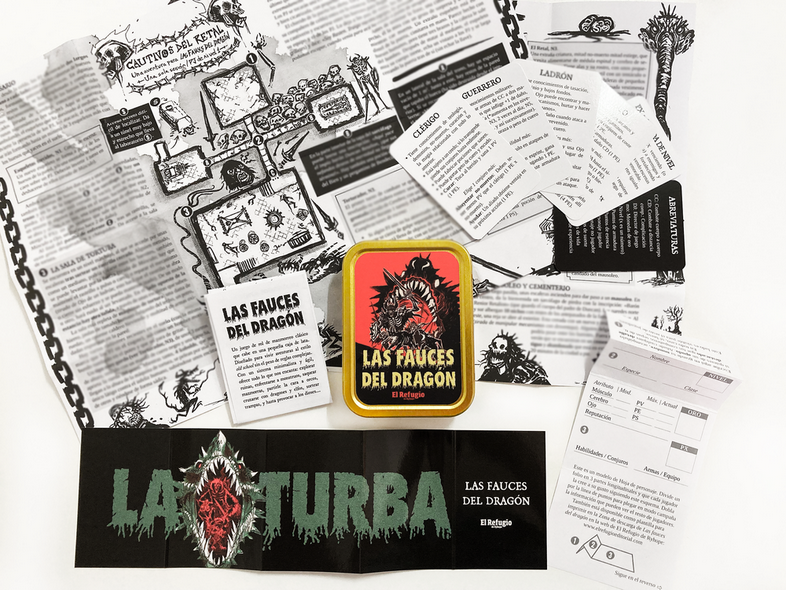 Crash! (@crash_comics) on Twitter photo ¡¡YA PUEDES RESERVAR EN CRASH 🐉LAS FAUCES DEL DRAGÓN🐉!!
Un juego de rol de mazmorreo clásico que cabe en una  lata. Con un sistema minimalista y ágil, centrado en el ingenio.
Escrito por el autor de Edén👽 y Despues de Z🧟♀️ e ilustrado por Tania Herrero.
crashcomics.es/es/el-refugio-… ¡¡YA PUEDES RESERVAR EN CRASH 🐉LAS FAUCES DEL DRAGÓN🐉!!
Un juego de rol de mazmorreo clásico que cabe en una  lata. Con un sistema minimalista y ágil, centrado en el ingenio.
Escrito por el autor de Edén👽 y Despues de Z🧟♀️ e ilustrado por Tania Herrero.
crashcomics.es/es/el-refugio-…