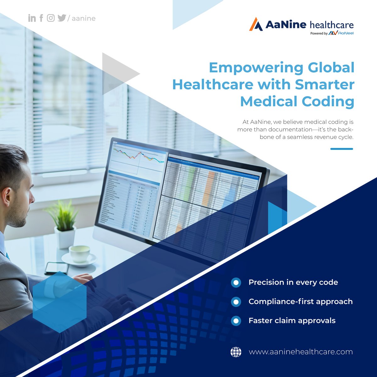 Aanine_Health's tweet image. We deliver precise, compliant, and efficient medical coding solutions that help healthcare providers streamline operations, reduce errors, and maximize reimbursements.
🔗aaninehealthcare.com/medical-coding
#MedicalCoding #HealthcareSolutions #AccurateCoding #MedicalBilling #RCMSolutions