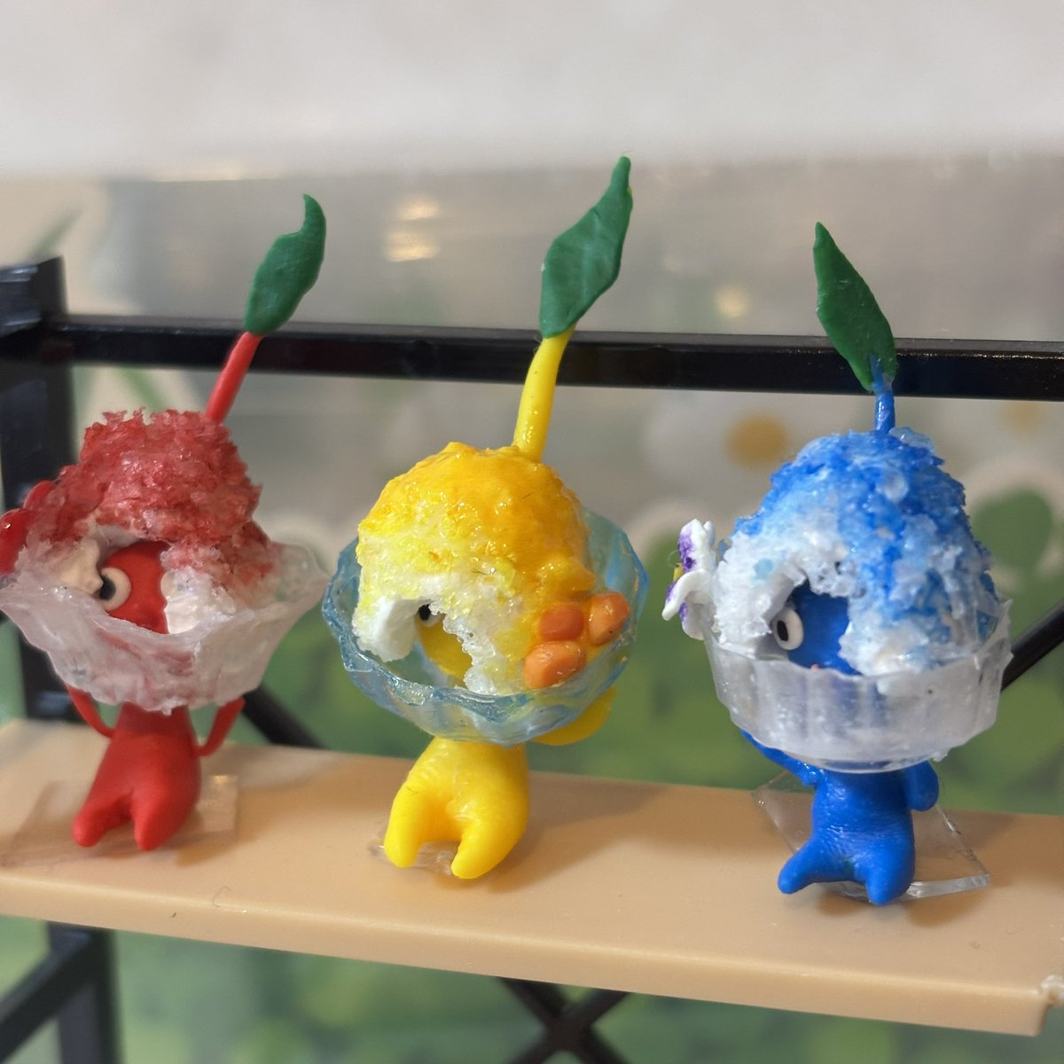 かき氷コンプ記念(´ω`*)
ラスト黄ピちゃん引いて御三家でかき氷🍧
#PikminBloom #ピクミンブルーム