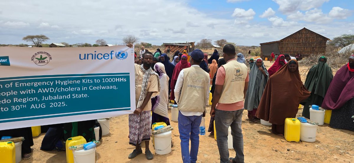 activeindevaid's tweet image. Through ongoing emergency response jointly with @unicefsomalia, WASH cluster, and State MoH, we have recently distributed hygiene kits to 1000 targeted households in Ceel Waq district of Gedo Region.