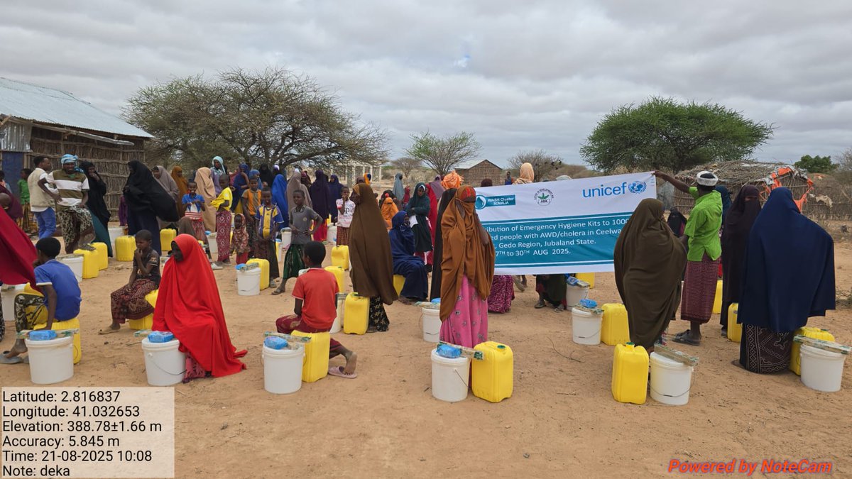 activeindevaid's tweet image. Through ongoing emergency response jointly with @unicefsomalia, WASH cluster, and State MoH, we have recently distributed hygiene kits to 1000 targeted households in Ceel Waq district of Gedo Region.