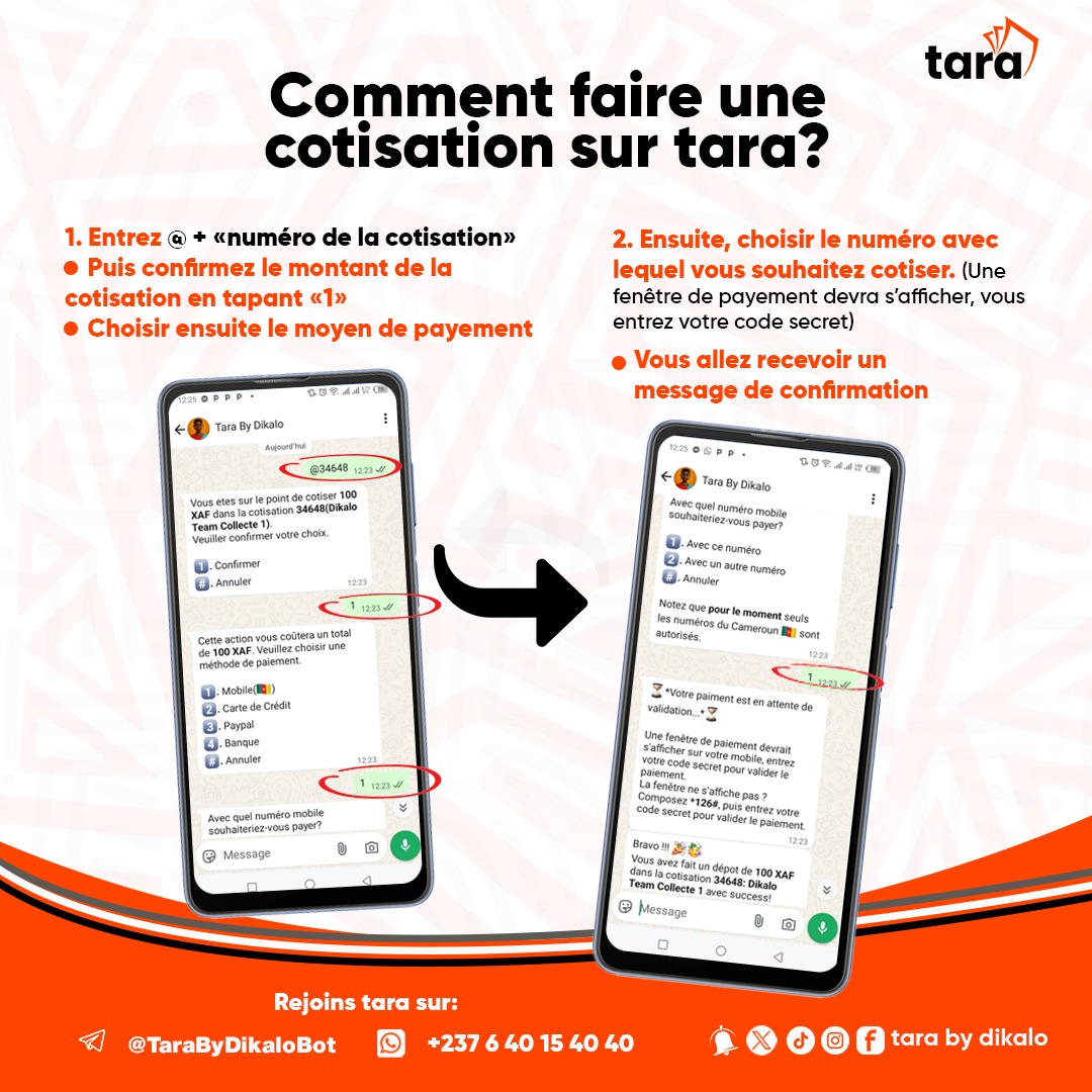 Avec Tara gérez vos cotisations directement sur vos plateformes de choix. Rapide, sécurisé, simple.
