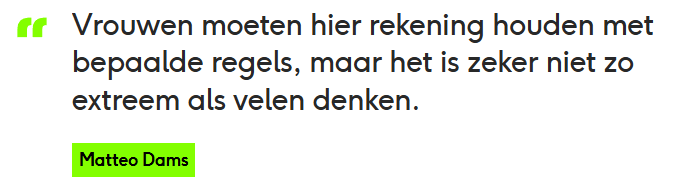 Dat een in Saudi-Arabië spelende overbetaalde voetballer kan inschatten dat het in Saudi-Arabië best meevalt met die ongelijkheid voor vrouwen, is een hele geruststelling.
sporza.be/nl/2025/08/29/…