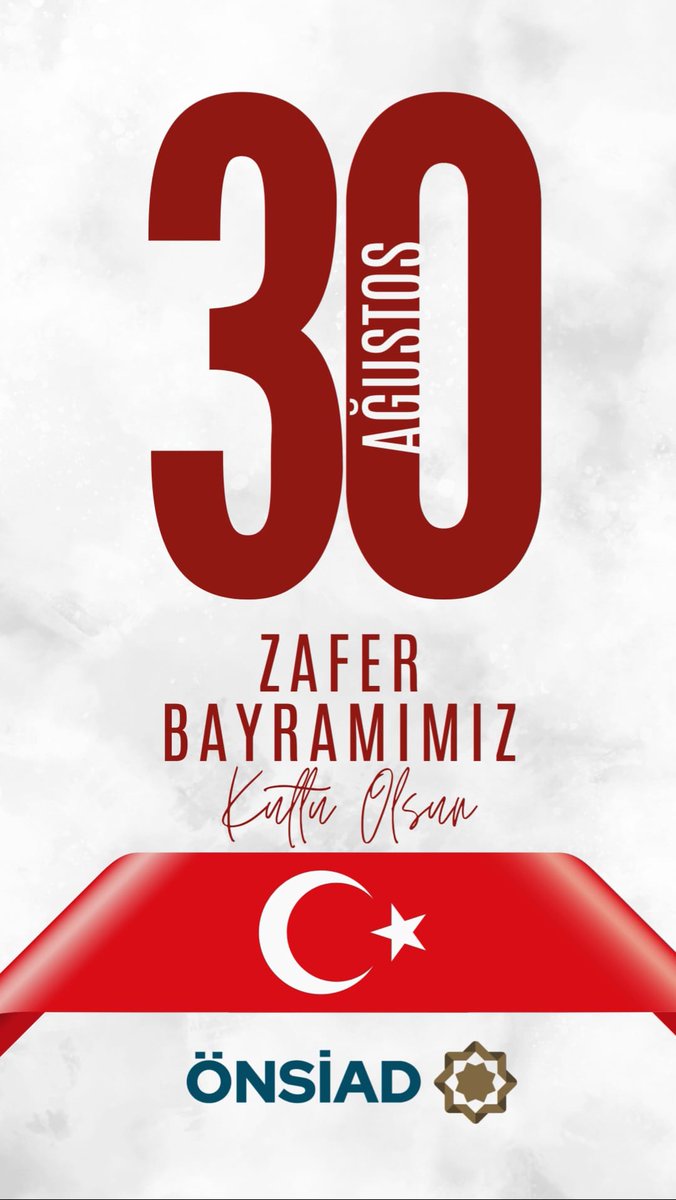 30 Ağustos Zafer Bayramımız Kutlu Olsun 🇹🇷
