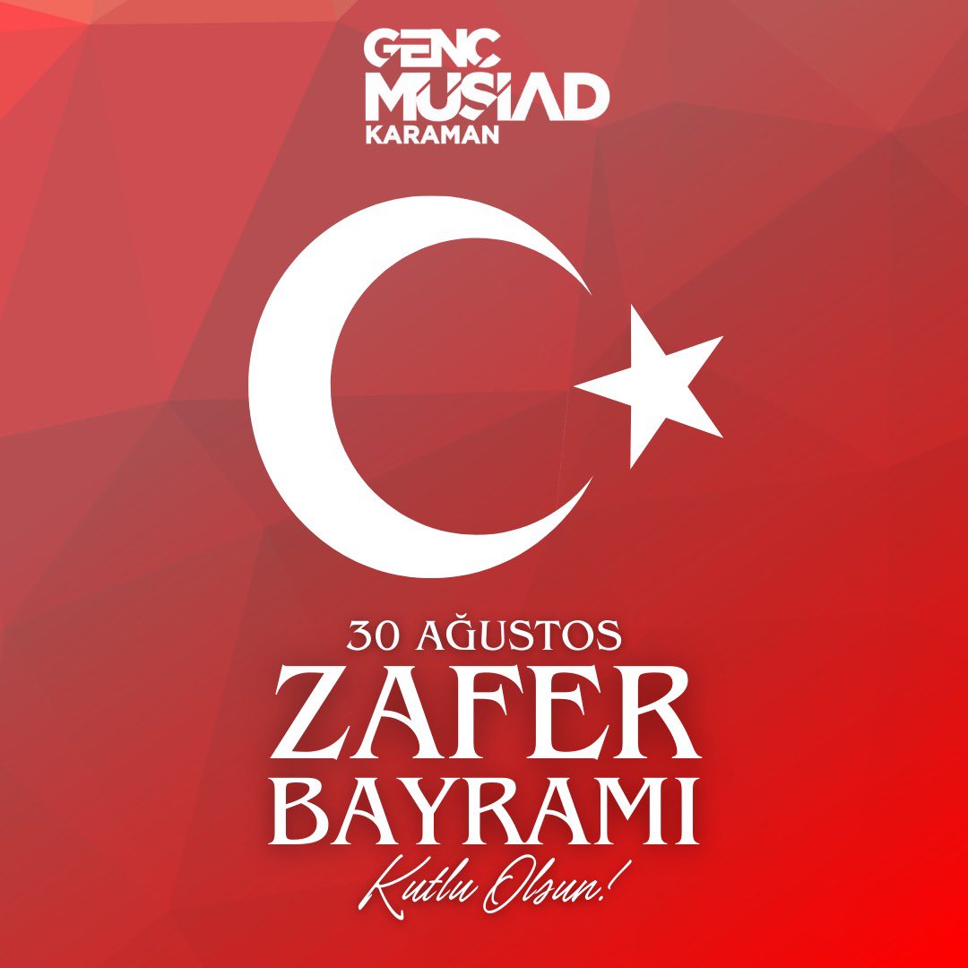 30 Ağustos, bize yalnızca özgürlüğü değil yarını inşa etme gücünü de verdi. Bugün her alın teri her üretim, o gün kazanılan bağımsızlığın üstüne ekleniyor. 

30 Ağustos Zafer Bayramımız kutlu olsun. 🇹🇷
#30AgustosZaferBayrami