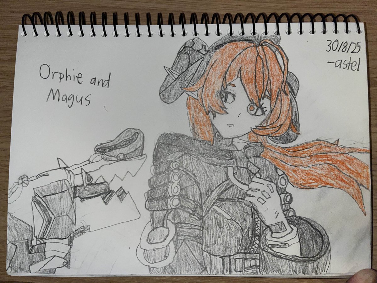 gowhiteenbygo's tweet image. ORPHIE &amp;amp; MAGUS 🧡 #zzzero #zzz #orphie #orphiemagus