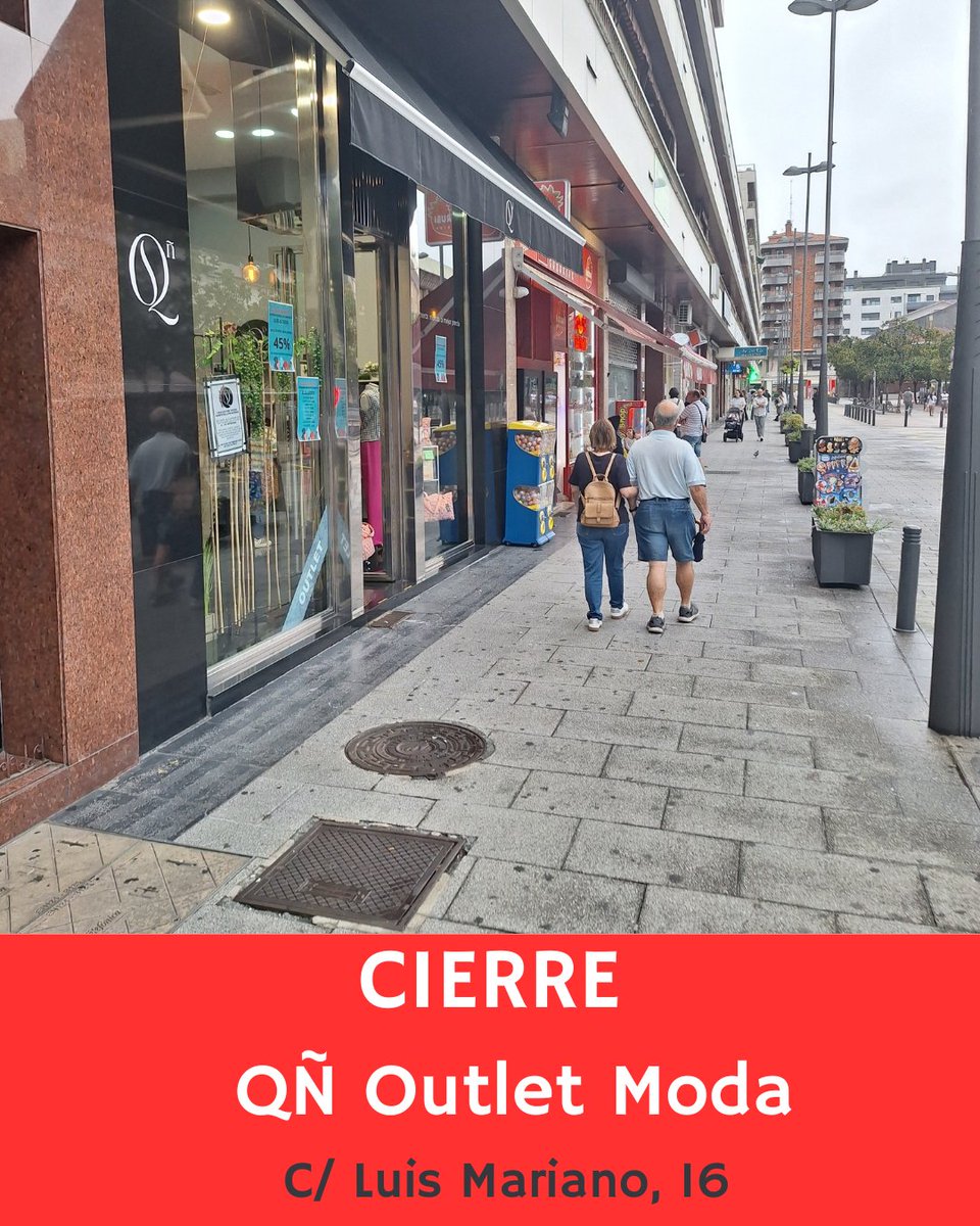 🔴Despedida QÑ Outlet Moda🔴
Ha cerrado sus puertas tras años de trabajo y dedicación
🙏Desde Mugan queremos dares las gracias por el esfuerzo y la colaboración que siempre han mostrado en favor del comercio local de Irún.
Os deseamos lo mejor en la nueva etapa que comienza. 🌿💫