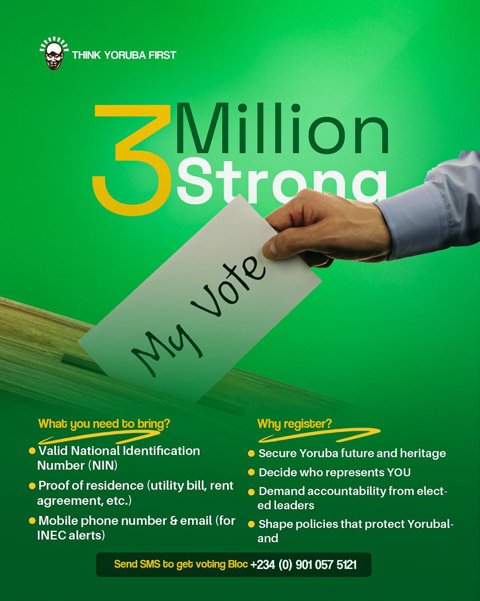 Why Yoruba Tech Entrepreneurs Matter:

Economic Power: Yoruba-led startups like Flutterwave ($3B), Paystack ($200M exit), and Moniepoint ($1B) attracted over $2B in investments in 2024, creating jobs and boosting Nigeria’s GDP. 
#3millionstrong
#Thinkyorubafirst