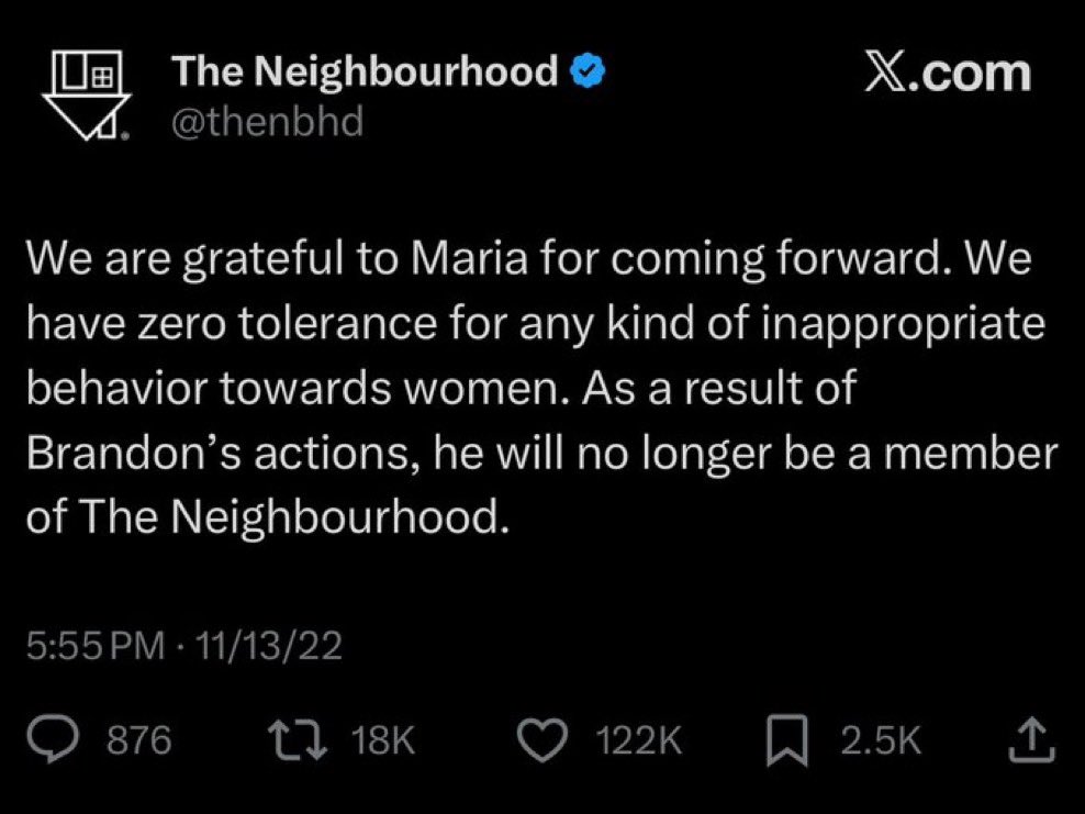 The Marías Updates tweet media