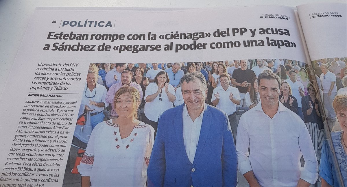 messisi19's tweet photo. No me jodas @AITOR_ESTEBAN lo del PP estupendo, pero lo de pegarse al poder como una lapa de Sánchez cuando los vascos llevamos 29 años de @eajpnv es como para mear y no echar gota. A menudo se te va la boca...además cuando el PSOE os apoya tanto si no pregúntenle a @EnekoGoia https://t.co/2tm0M12Kkq
