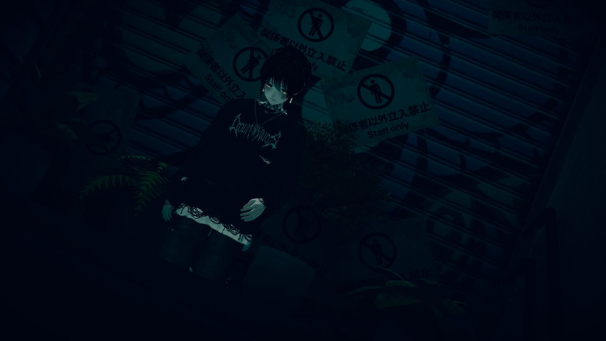 画になる夜兎くん