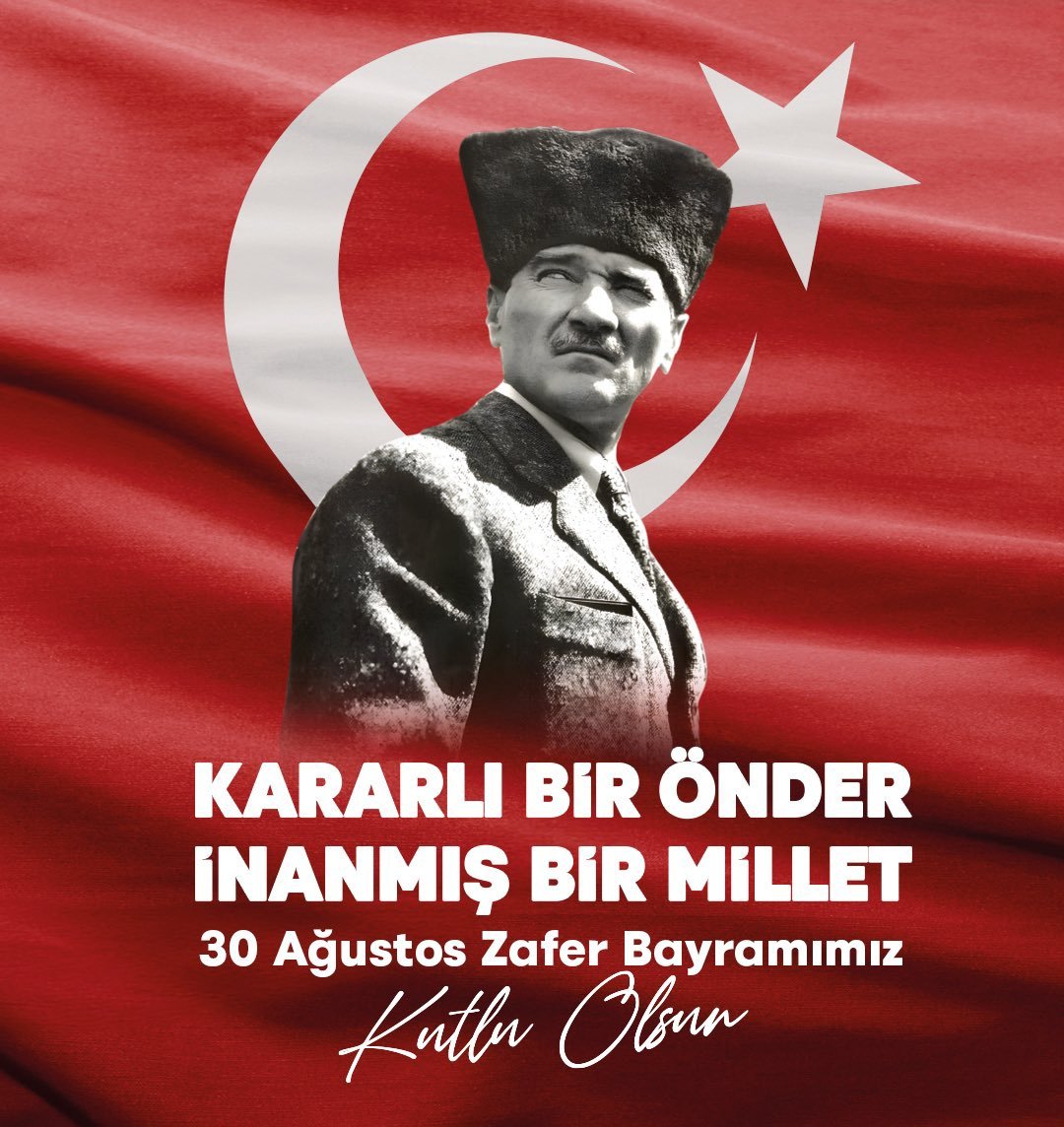 "Büyük zaferler, yalnızca büyük milletler tarafından kazanılabilir."  

30 Ağustos zaferimizin 103. yılı kutlu olsun! #30AgustosZaferBayramı
