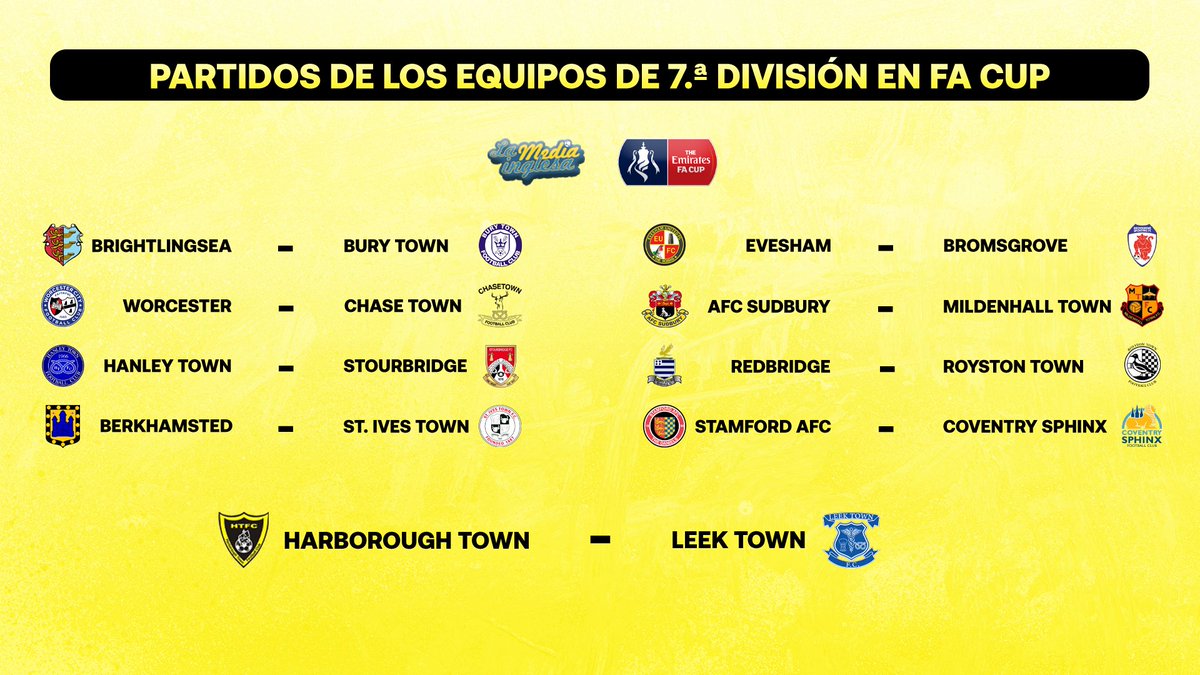 Harborough Town FC ๐ (@harbtownfc_es) on Twitter photo Es ๐ณ๐ถ๐ป ๐ฑ๐ฒ ๐๐ฒ๐บ๐ฎ๐ป๐ฎ ๐ฑ๐ฒ ๐๐ ๐๐๐ฝ asรญ que toca repasar los enfrentamientos de los equipos de la ๐๐จ๐ฎ๐ญ๐ก๐๐ซ๐ง ๐๐๐๐ ๐ฎ๐:
๐๐ฝ Muy atentos a ese ๐ฅ๐ฒ๐ฎ๐น ๐๐ฒ๐ฑ๐ณ๐ผ๐ฟ๐ฑ - ๐๐ถ๐๐ต๐ผ๐ฝ'๐ ๐ฆ๐๐ผ๐ฟ๐๐ณ๐ผ๐ฟ๐ฑ, duelo de titanes nada mรกs comenzar sus caminos en copa. Es ๐ณ๐ถ๐ป ๐ฑ๐ฒ ๐๐ฒ๐บ๐ฎ๐ป๐ฎ ๐ฑ๐ฒ ๐๐ ๐๐๐ฝ asรญ que toca repasar los enfrentamientos de los equipos de la ๐๐จ๐ฎ๐ญ๐ก๐๐ซ๐ง ๐๐๐๐ ๐ฎ๐:
๐๐ฝ Muy atentos a ese ๐ฅ๐ฒ๐ฎ๐น ๐๐ฒ๐ฑ๐ณ๐ผ๐ฟ๐ฑ - ๐๐ถ๐๐ต๐ผ๐ฝ'๐ ๐ฆ๐๐ผ๐ฟ๐๐ณ๐ผ๐ฟ๐ฑ, duelo de titanes nada mรกs comenzar sus caminos en copa.