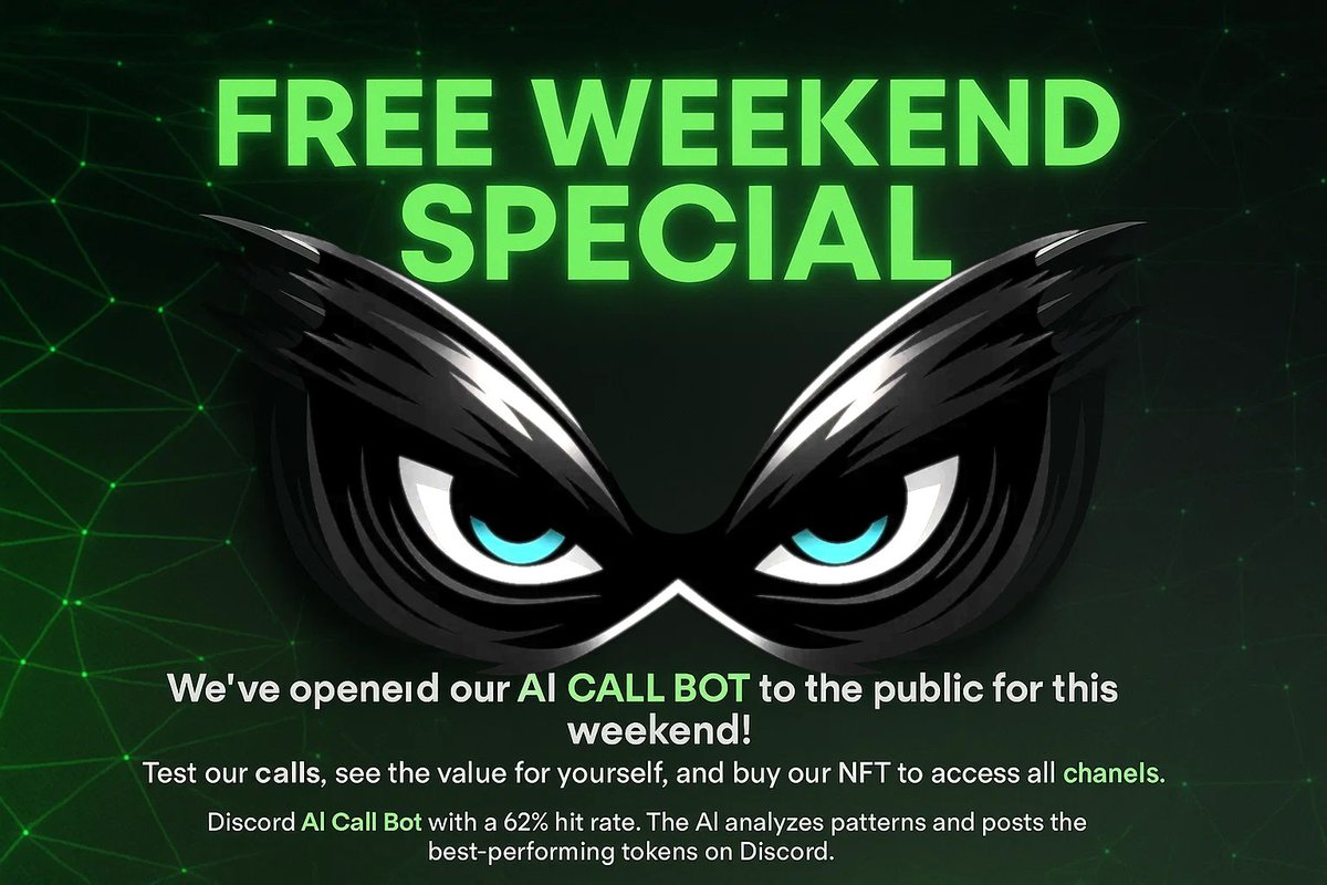 CabalSpySol's tweet image. We’ve opened our operation big token AI Call bot to the public for this weekend!  

🔎  Test our AI calls for free
 💡   See the value yourself

After the weekend → NFT-only (100$)🎟️

🤖 AI Call Bot: discord.gg/QypEb4vn