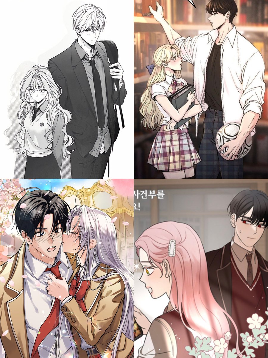 Them in school uniforms 💖