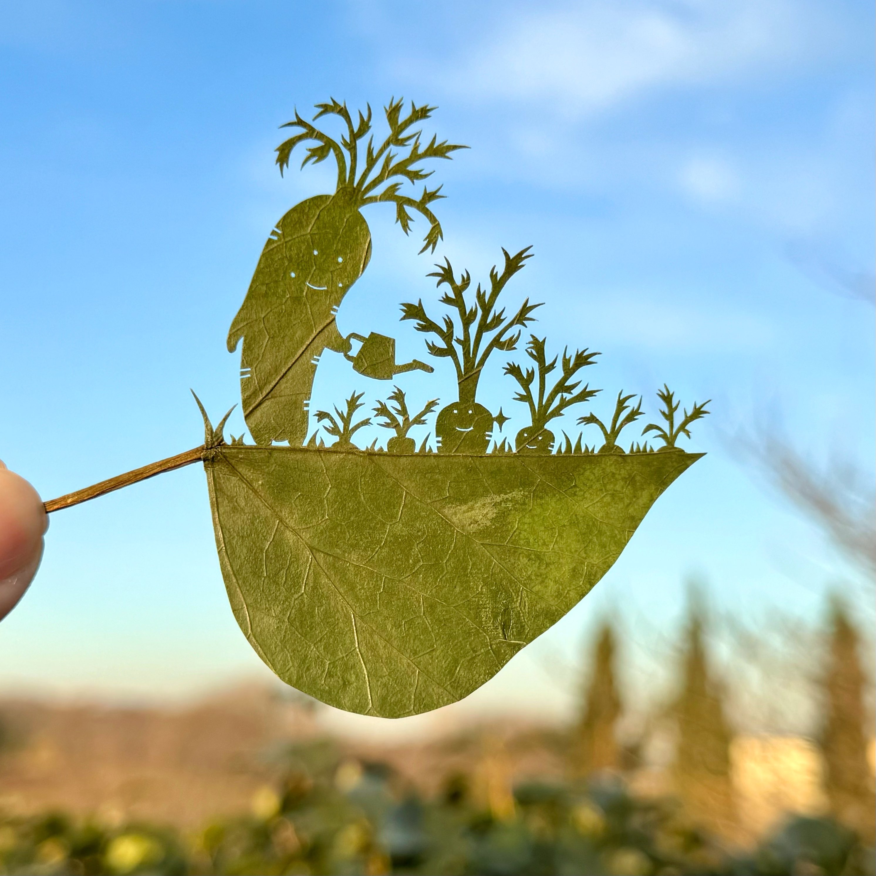 リト@葉っぱ切り絵 (@lito_leafart) / X