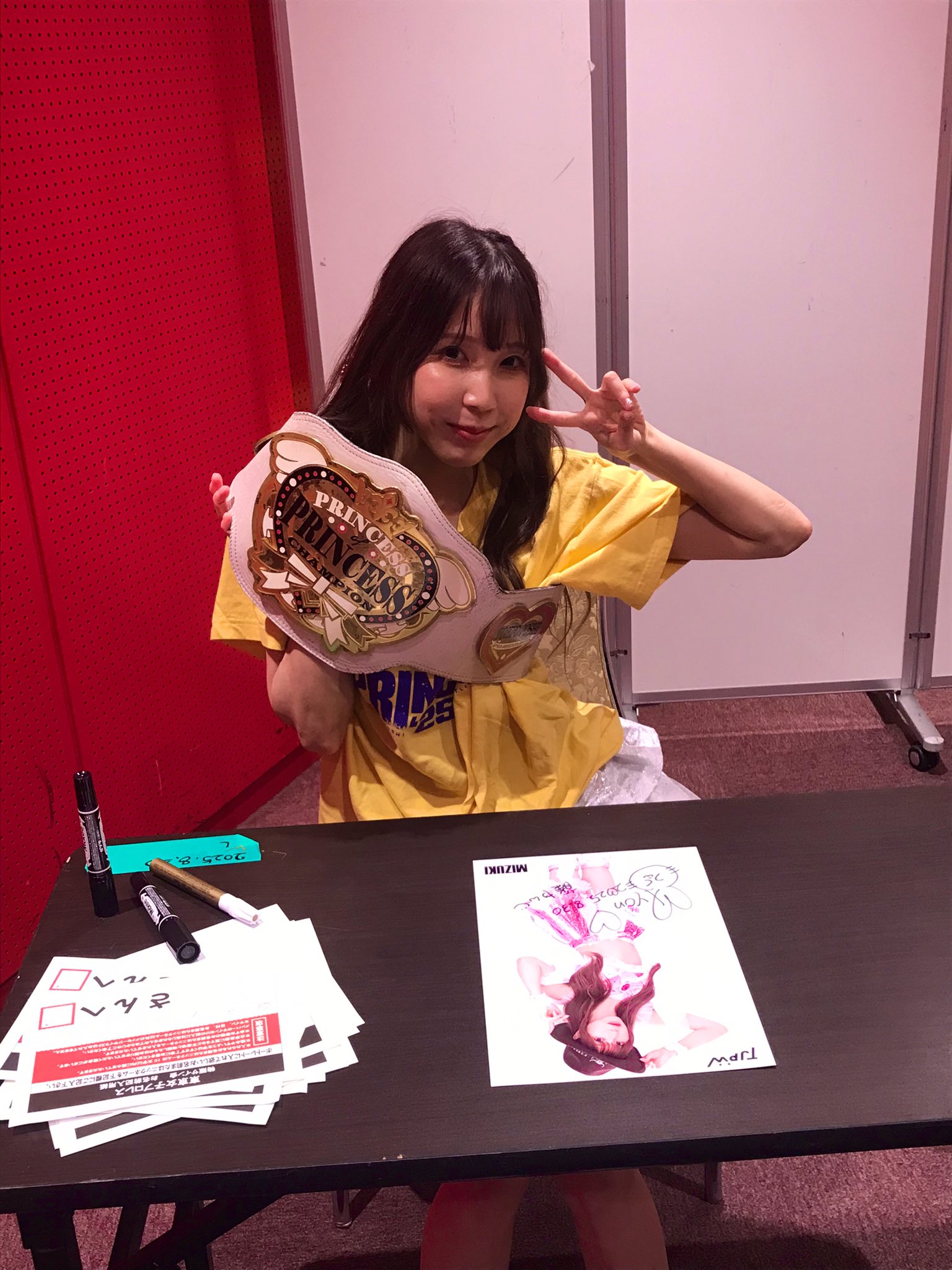 東京女子プロレス渡辺未詩宛名入りチェキ Amazon.co.jp: 2022 BBM 女子プロレスカード 渡辺未詩 直筆