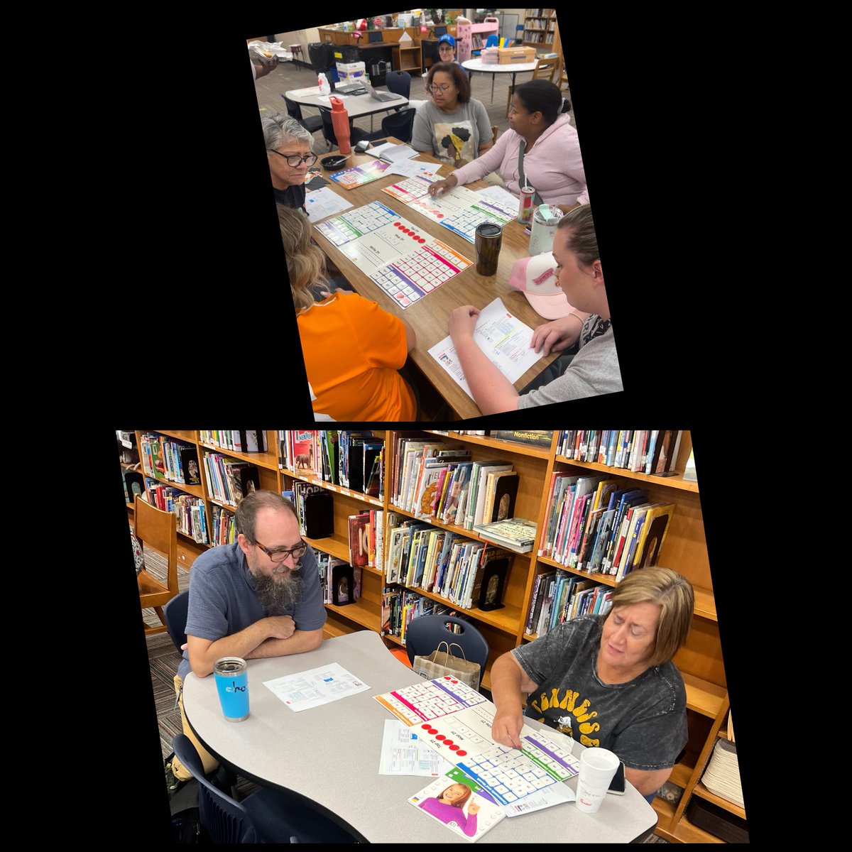 Teachers diving into hands-on learning! Exploring Magnetic Letter Tiles for word building and practicing lessons from the Benchmark Advance Phonics program. Stronger instruction starts with strong teacher learning! 🎬🍎 #BlendFocus #WordAwareness <a href="/springhillelem/">Spring Hill Elementary</a> 🐻<a href="/KCSliteracy/">KCS Literacy</a>