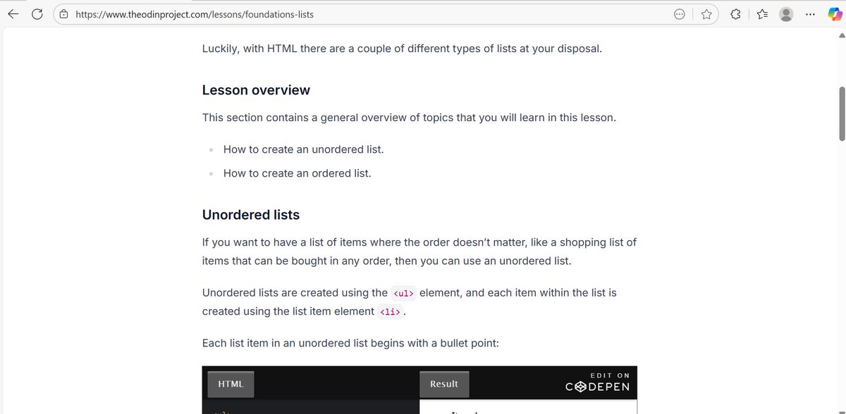 PrabhakarS67826's tweet image. Day 06 of #100DaysOfCode with @TheOdinProject: Practiced making a simple webpage and learned key HTML elements like &amp;lt;title&amp;gt;, &amp;lt;head&amp;gt;, &amp;lt;body&amp;gt;, and &amp;lt;h1&amp;gt; to structure content effectively. #WebDevelopment #CodingJourne