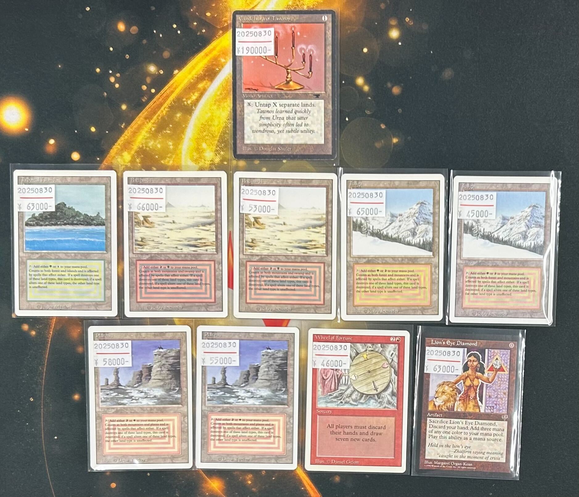 Candelabra of Tawnos  MTG プレイマット サイン入り Candelabra of Tawnos (Antiquities, altered playset) – MTGKingpin