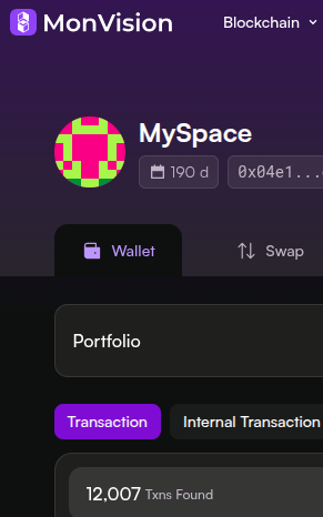 Hello family, with a lot of effort I reached 12k in transactions.
<a href="/monad/">Monad ⨀</a> 
<a href="/mikeinweb/">MIKEWEB</a> 
<a href="/portuguesnads/">Portuguesnads</a>