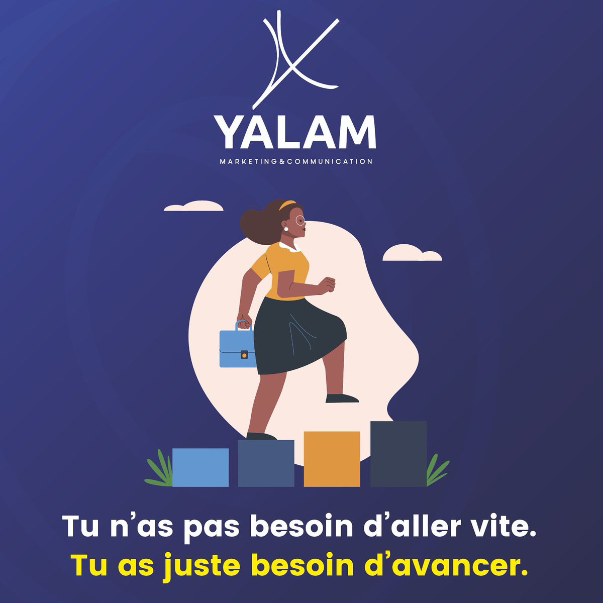 Yalamcomm's tweet photo. Dans un monde obsédé par la performance, on oublie parfois l’essentiel : avancer dans la bonne direction.
Chaque pas compte, même les plus petits.
Reste aligné à ta vision, avance à ton rythme.
#DéveloppementPersonnel
#Mindset #InspirationDuJour
#Croissance #Motivation
#YALAM https://t.co/zyhHTMWGh4