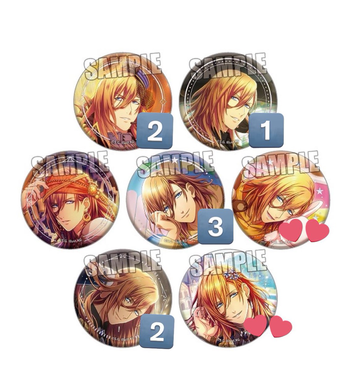 【交換】うたプリ シャニライ 8th トレーディングジュエリー缶バッジ Anniversary Selection レン

【譲】画像1（所持数記載）
【求】たのしいほいくえん  5 、ラプンツェル   3（どちらもアナザー）

郵送交換希望です。
難しいかと思いますがよろしくお願いいたします。検索からもお声がけください。