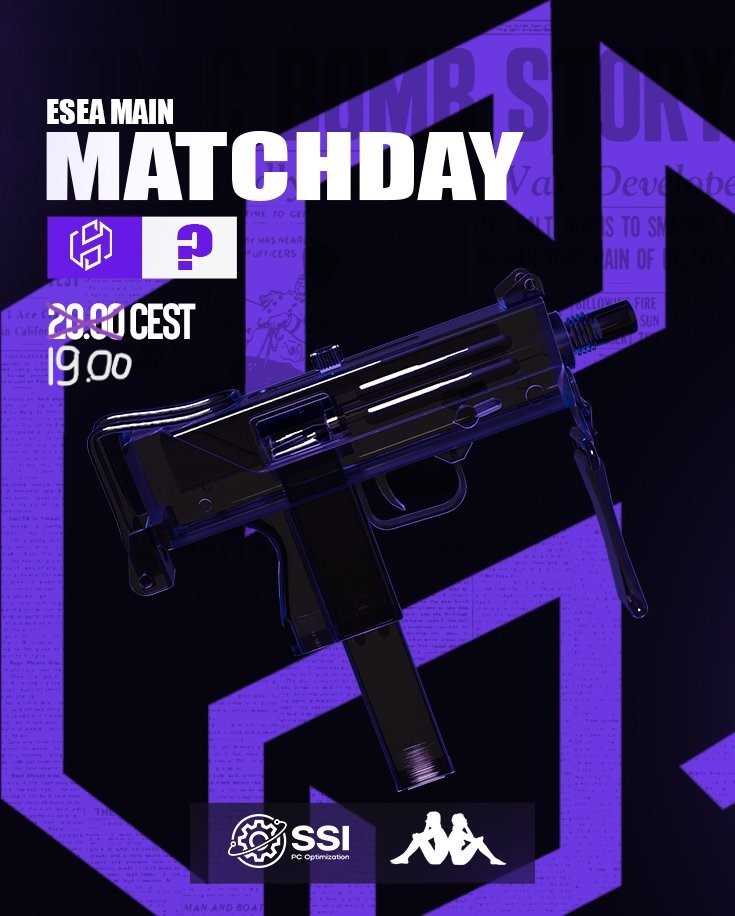 SoulsHeartOff's tweet image. Tonight is our last @ESEA Main match, We face #uwuZA100sm. Lets win and secure playoff&apos;s

#CS2BNL / #SoulsHeartForever 💜🤍