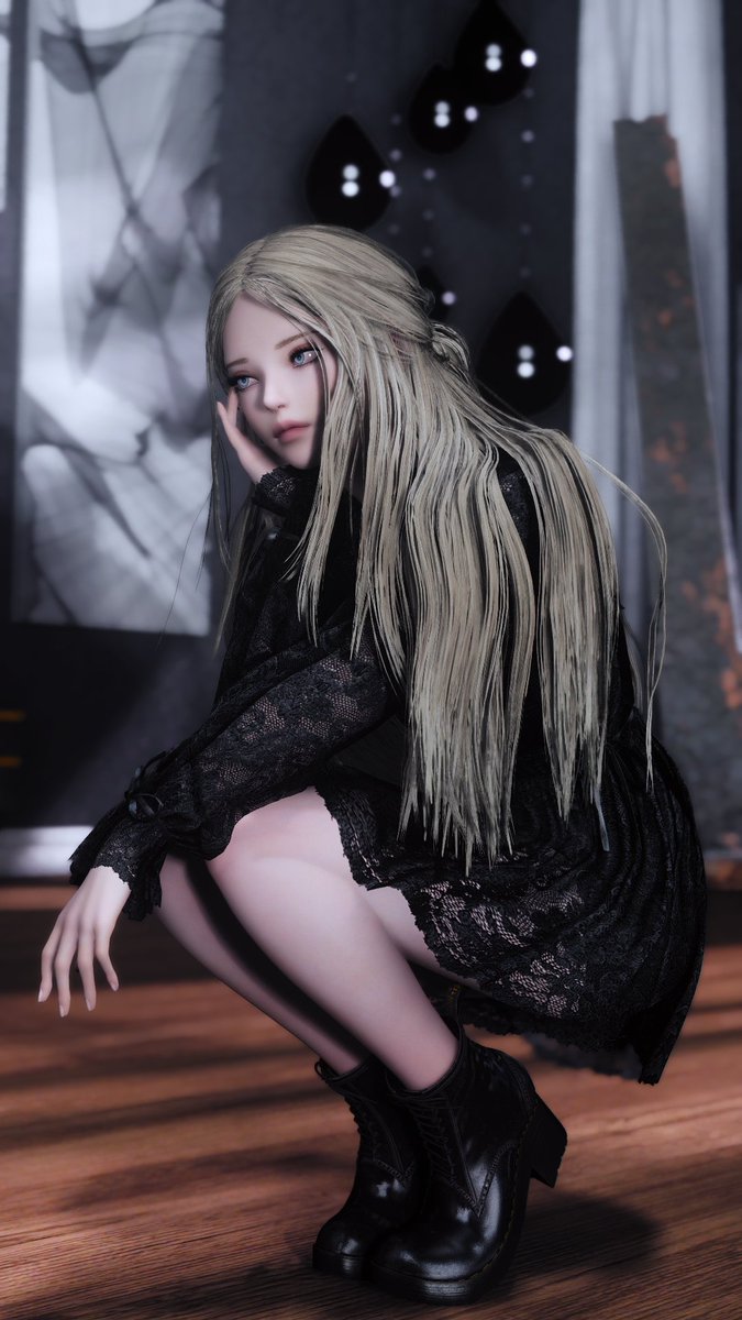 ようやくReShadeを導入したようです🖤
#Skyrim