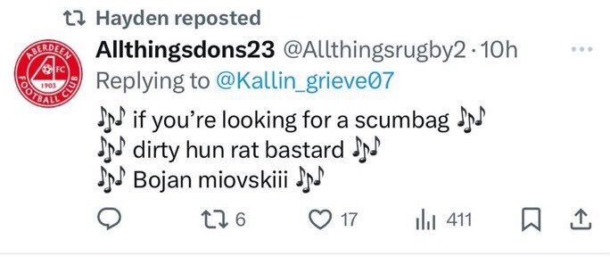 Get this going at pittodrie please 😭😭🙏🏻