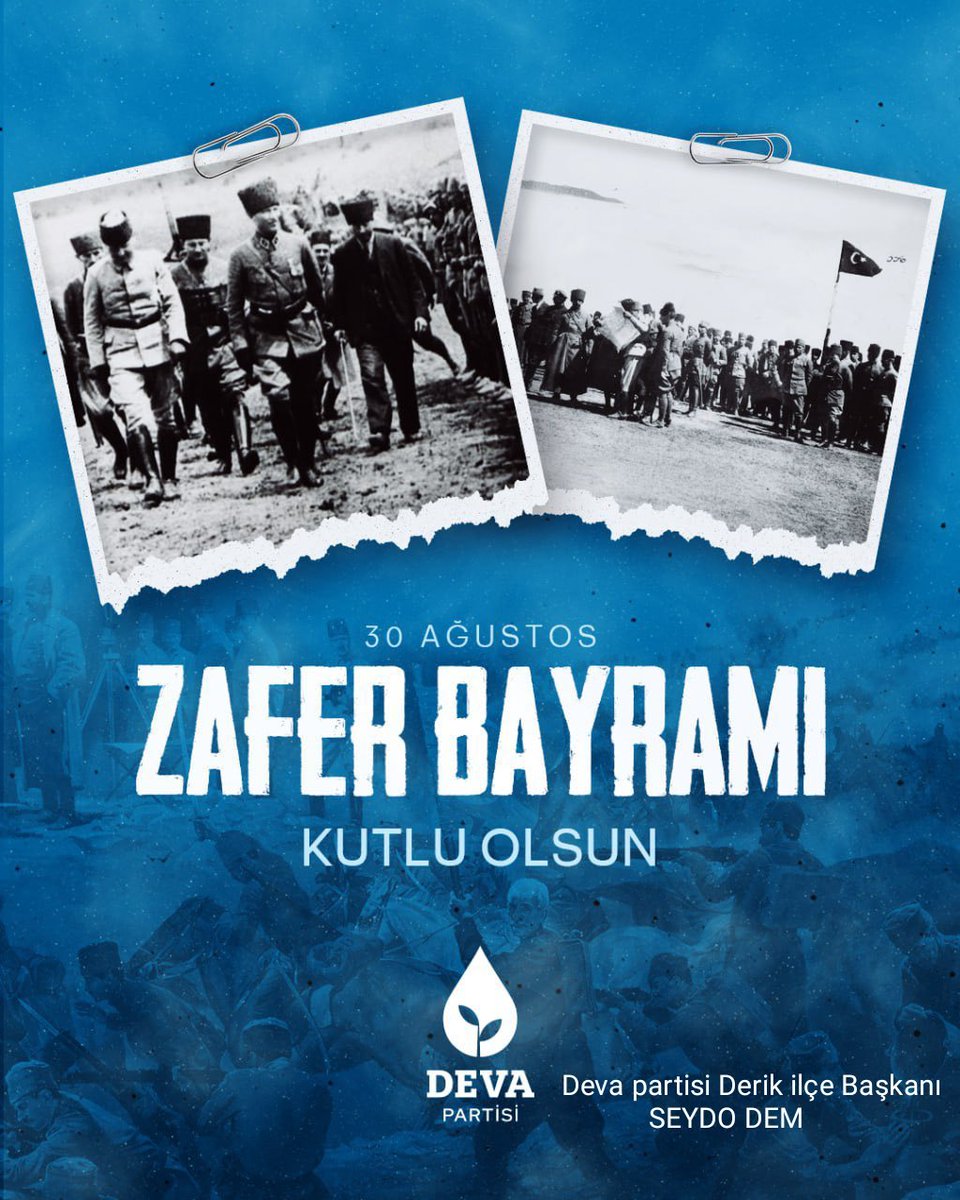 30 AĞUSTOS ZAFER BAYRAMI KUTLU OLSUN.