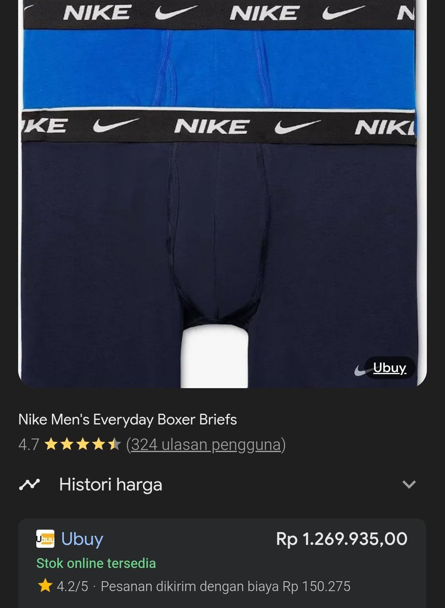 han_dycam's tweet image. WTS Sempak Sahroni, harga asli 1.2 juta.  Jual rugi aja 800k.

Like new, karet kolor kencang, minus gak tau ada penyakit menularnya atau enggak.