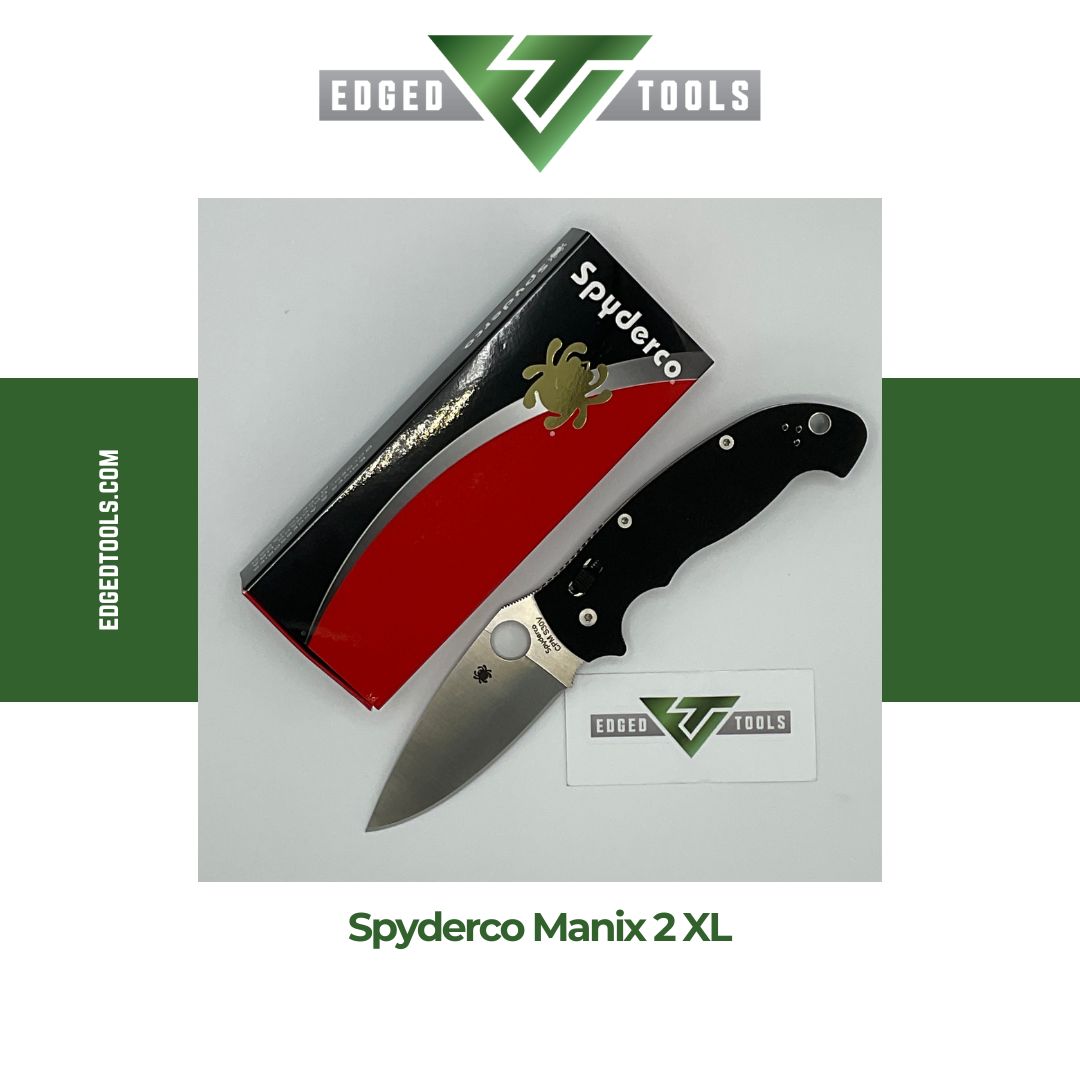Edged_Tools's tweet image. Spyderco Manix 2 XL - 3.875&quot; Satin S30V Blade with Black G10 Handles
.
Link in Profile
.
#spyderco #spydercoknife #spydercoknives #spydercomanix #spydercomanix2 #spydercomanix2xl #edgedtools #bladeholic