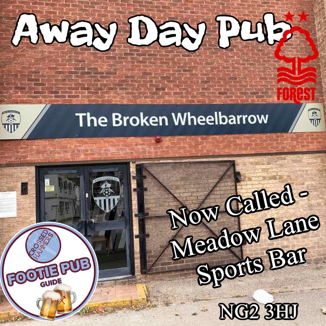 #awaydaypub #WestHam at #NottinghamForest